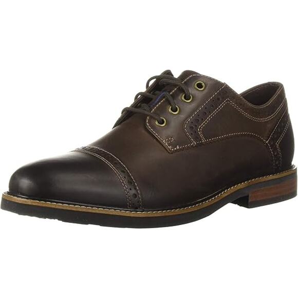 NWT Nunn Bush Men Overland Oxford Leather - Brown, Size 7 M main image 7